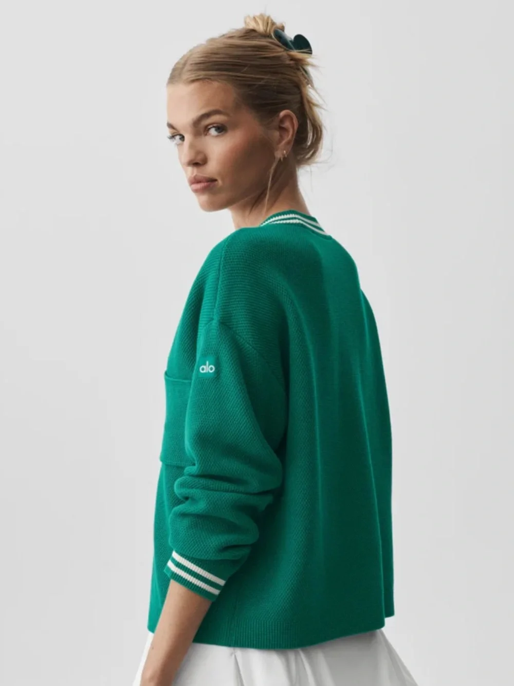 ALO Tennis Club Sweater Knit Cardigan